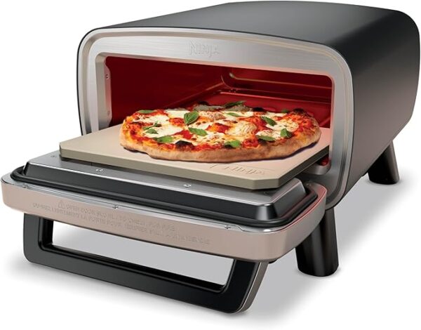 Ninja Artisan Outdoor Pizza Oven, 12-inch, 3-minute Pizza, Neapolitan, Thin Crust, New York Chicago