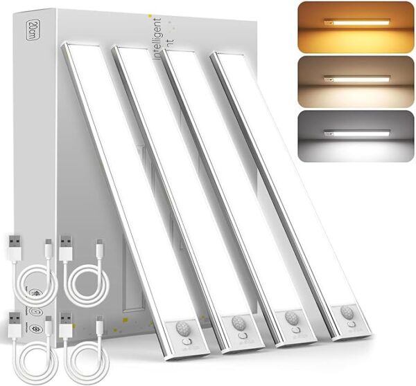 DAYBETTER Under Cabinet Lighting, Motion Activated Wireless LED Closet Lights