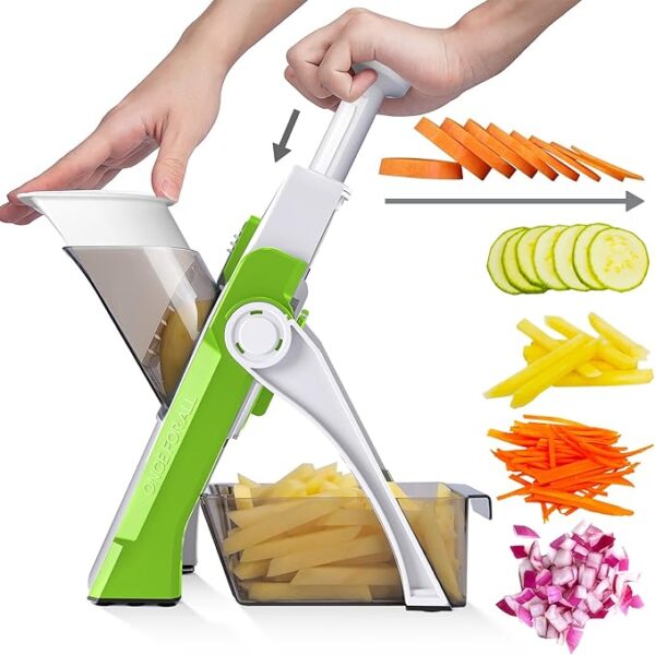 Safe Mandoline Slicer and Vegetable Chopper, Multi Potato