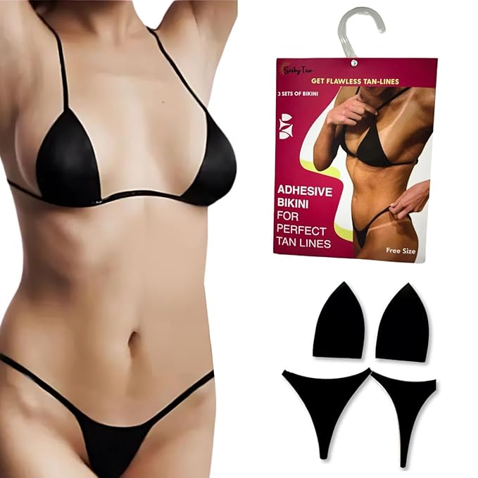 Adhesive Bikini for Spray Tan Solution– 3-Pack Brazilian Save-10%