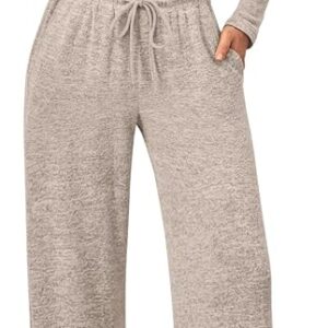 Trendy Queen Women's 2 Piece Matching Lounge Sets Fall Fashion Outfits Henley